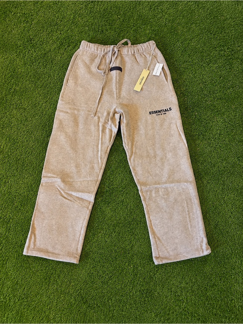Essentials Fear of God Dark Oatmeal Uncuffed Pants